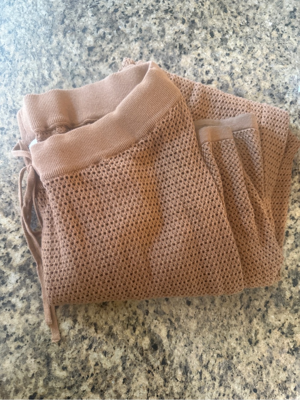 Pact Organic Wide-Leg Knit Pants in Brown - Picture 6 of 6